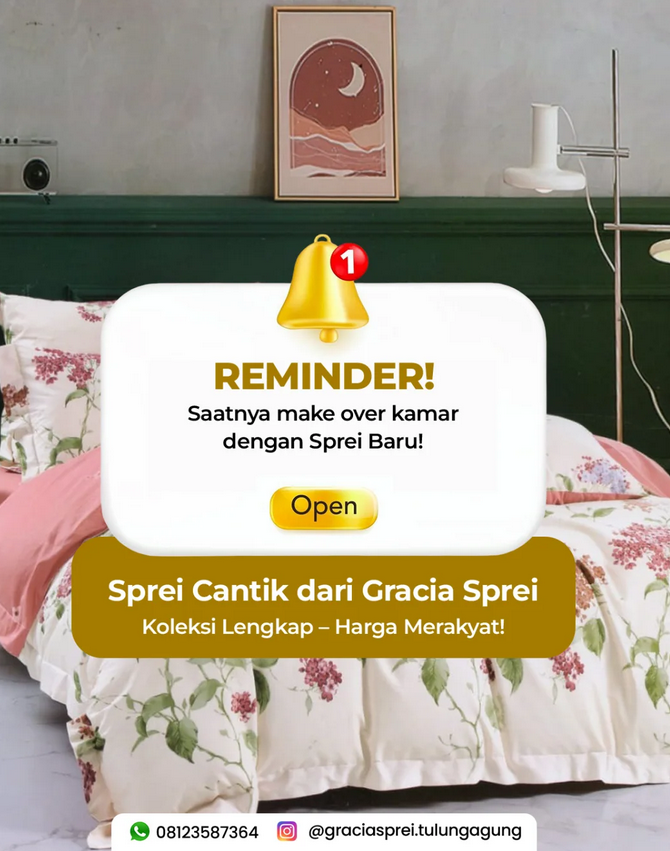 <p>Waktunya Make over Kamar! Biar suasana tidur ma